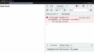 Javascript - Array Const