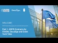 Part 1 GDPR Contract Management for Controllers Processors