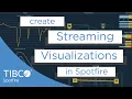 Create Streaming Visualizations in Spotfire Spotfire Data Streams