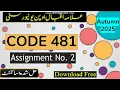 Download Lagu ⏩ AIOU Code 481 Solved Assignment No.2 Autumn 2025 || Subject: Auditing || Level: BACHELOR