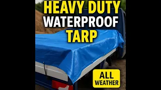 Heavy Duty Waterproof Tarpaulin Strong Plastic Cover for All Weather