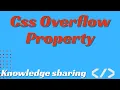 Css Overflow Property Css Overflow Property Bangla Css Over Flow Property