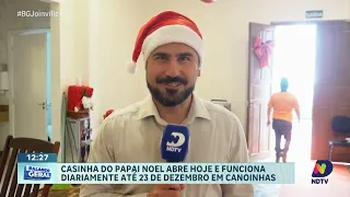 Casinha do Papai Noel abre hoje em Canoinhas e funciona diariamente até 23 de dezembro