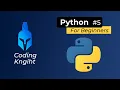 Python Tutorial 5 - For Loops While Loops in Python in Hindi 2021 Python for Beginners Hindi