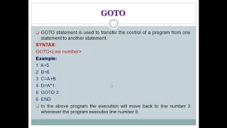 CLASS 06 QBASIC STATEMENT CHAPTER 6