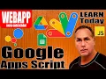 How to create Google Apps Script Web Apps Useful Code example with Web App Parameters Contentservice