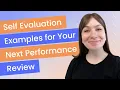 Self Evaluation Performance Review Examples Fellow app
