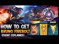 How to get Bruno Firebolt ? All Event Details | New Squad “ Hero “ Revealed  |-