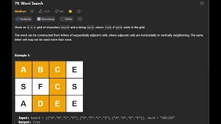 LeetCode 79 JavaScript Word Search JavaScript Recursion Backtracking