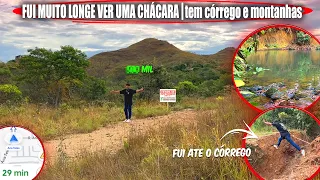 FUI MUITO LONGE VER UMA CHÁCARA COM CÓRREGO E MONTANHAS🏡 ( COM MUITO PERRENGUE 😂 )