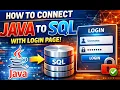 How to connect JAVA to MySQL Easily JDBC Login Page XII I T CBSE School Project