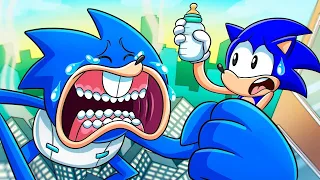 القصة الحزينة لبيبي شين سونيك The Sonic Tapes Animation 