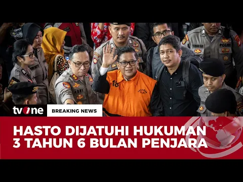 Hasto Divonis 3,5 Tahun Penjara