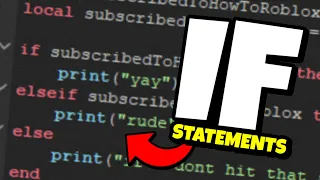 What Are IF STATEMENTS Scripting Series Ep4
