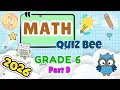 Grade 6 Math Quiz Bee Can You Score Part 9