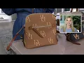 Dooney Bourke Coated Cotton Monogram Backpack on QVC