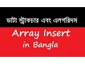DSA 03 Array Insert in Bangla