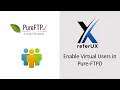 Enable Virtual Users in Pure-FTPD PURE-FTPD PART 2