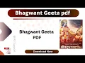 Shrimad bhagwat geeta Pdf Download Shrimad bhagwat geeta Pdf Shrimad Bhagwat Geeta Pdf likhi hue