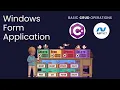 Windows Forms Application CRUD Operations using File System C Windows Forms App Tutorial