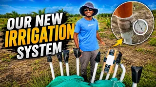 OUR NEW IRRIGATION SYSTEM 💧🤩 | VelBros Tamil