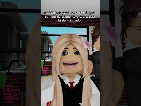 eu fingindo procurar a tarefa #roblox #brookhaven