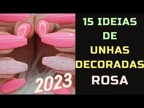Download MP3 15 IDEIAS DE UNHAS DECORADAS ROSA