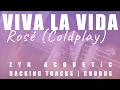 Lagu VIVA LA VIDA - Rosé (Coldplay) | Acoustic Karaoke | Chords