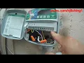 RainBird Sprinkler control box ESP-TM2 install and explain - 3 zones for me wifi ready