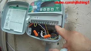 RainBird Sprinkler control box ESP-TM2 install and explain - 3 zones for me wifi ready