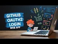 React js Github OAuth2 Login in Node js Express to Display Profile Info in Browser Using Fetch