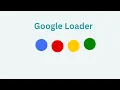 Google Loader using HTML CSS