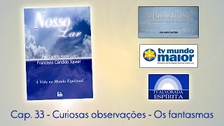Nosso Lar - Cap. 33 - Curiosas Observações - Os Fantasmas