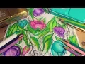 COLOR WITH ME IN DOLLAR TREE ADULT COLORING BOOKS PT 1