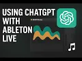 Using ChatGPT with Ableton Live 12