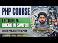 Lecture 9 - Break in Switch Statement in CS619 Final Year Project Viva Preparation