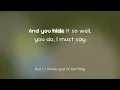 RAYE - I Know You’re Hurting.  [Lyrics]