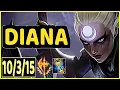 Download Lagu DIANA VS VIEGO - 10/3/15 KDA JUNGLE GAMEPLAY