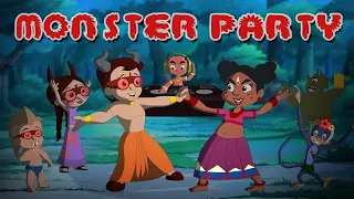 Chhota Bheem - The Craziest Monster Party Ever! 👹| monster cartoon for kids | funny cartoon for kids