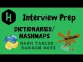 Ransom Note Dictionaries and Hashmaps HACKERRANK Solution PYTHON Interview Algorithm Hash Tables