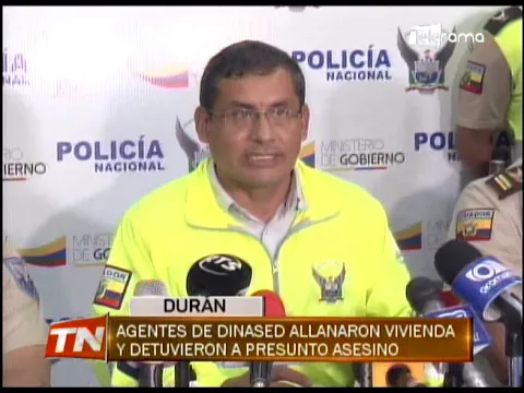 Agentes de Dinased allanaron vivienda y detuvieron a presunto asesino