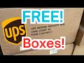 How to Get Free UPS Shipping Boxes
