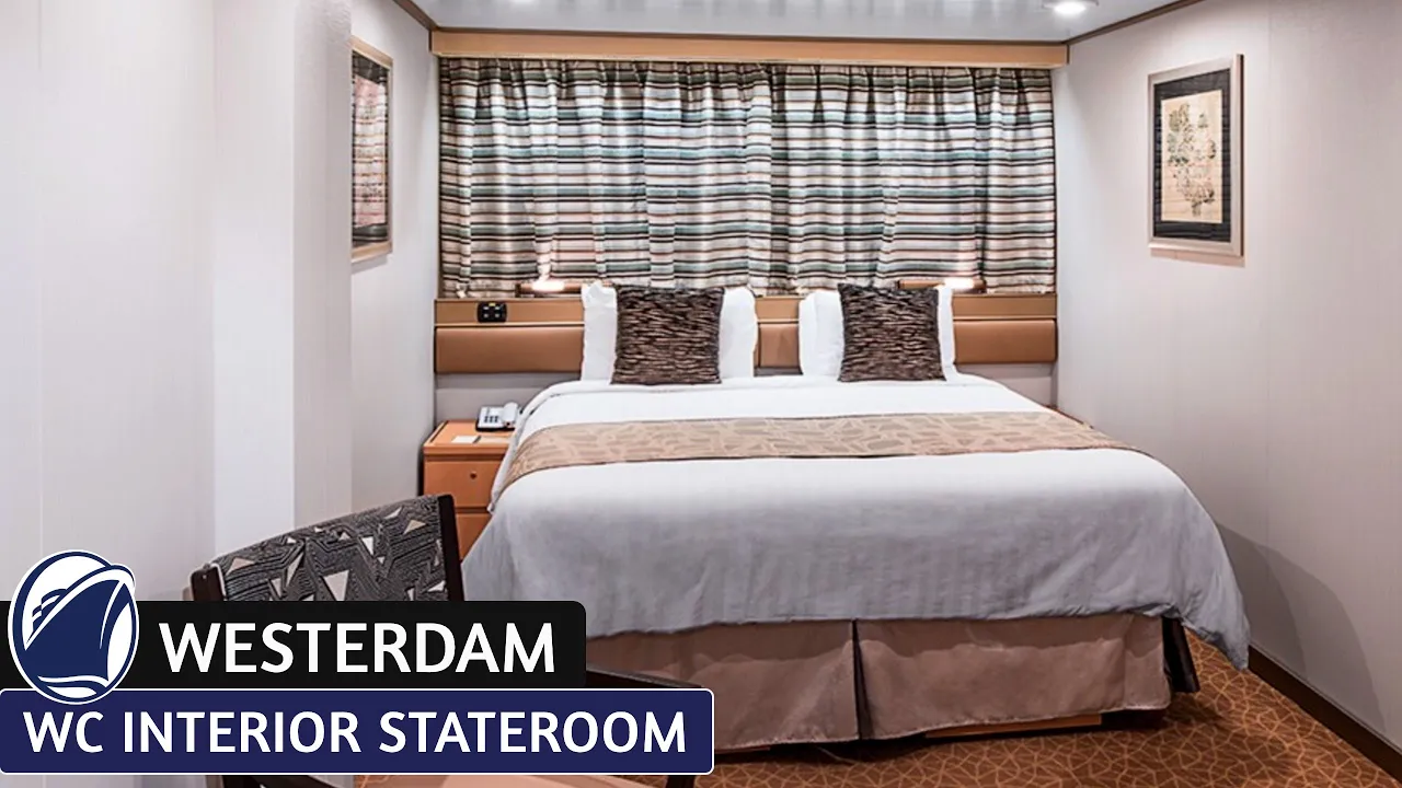 HAL Westerdam | Accessible Interior Stateroom Walkthrough Tour & Review 4K | Holland America Line