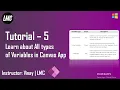 Tutorial 5 Learn about Variables in PowerApps