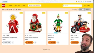 New LEGO Wallace & Gromit, Elf (the movie), Santa & Mrs. Claus sets #NotAd