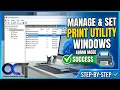 How to Use the Windows Print Management Utility for Printers and Drivers