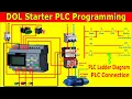 DOL Starter PLC Connection PLC Ladder Logic Diagram in Siemens Logo PLC Siemens PLC Programming