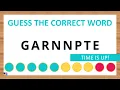 Guess the Correct Word Unscramble in Record Time 8 Letters Agent Quiz