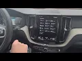 Volvo Sensus Infotainment Screen Overview Tutorial