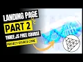 Project Source code Part 2 - Beautiful Landing Page with React Fiber Three js Free Course